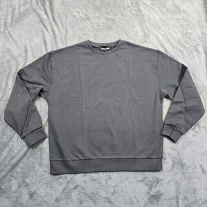 Homme Femme Mens Large Gray Crewneck Sweatshirt NWT